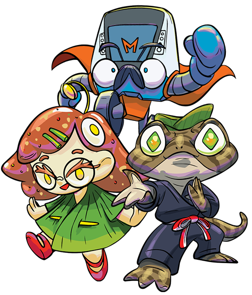 Maskot Kota Madiun — Madya, Rasa, dan Relo