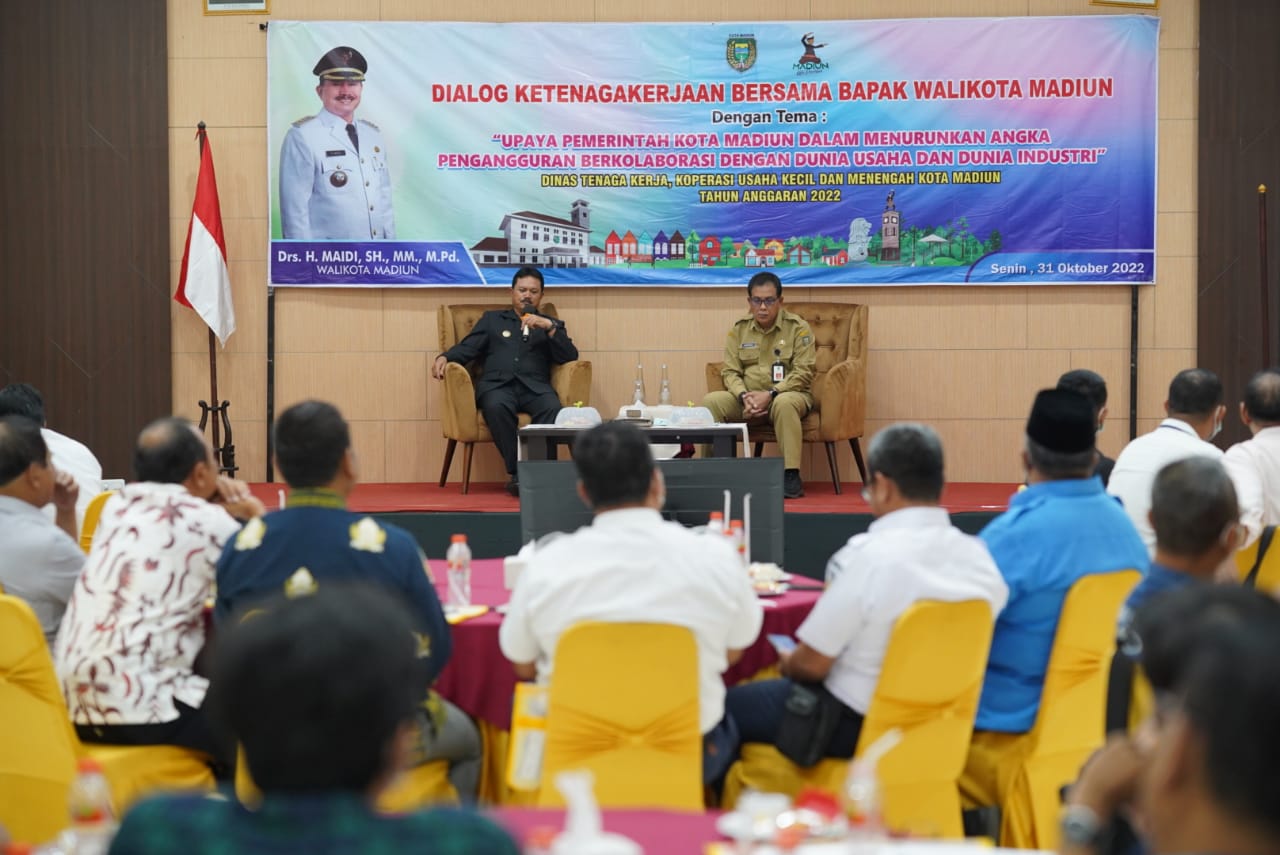 Gelar Dialog Ketenagakerjaan, Wali Kota Ajak Atasi Pengangguran Di Kota Pendekar