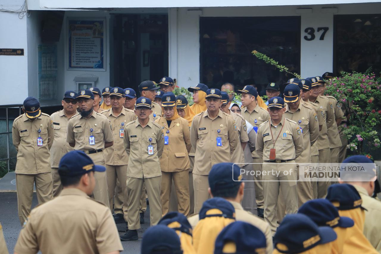 Pimpin Apel Perdana 2026, Wali Kota Maidi Tekankan Kedisiplinan ASN