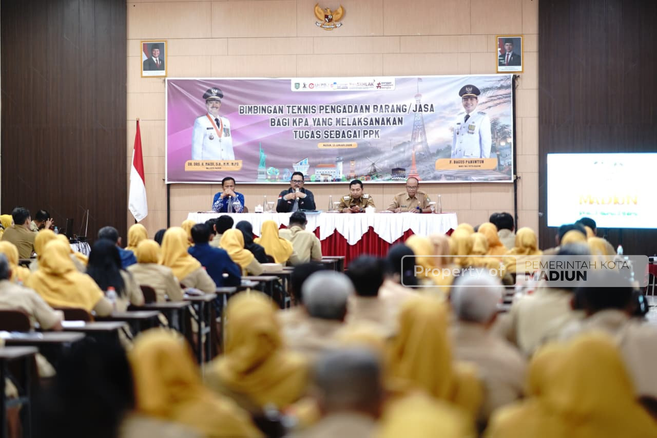 Gelar Bimtek Pengadaan, Wali Kota Tegaskan PPK Wajib Kompeten