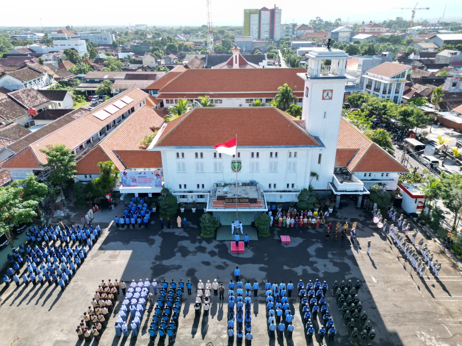 Peringati Sumpah Pemuda, Pemkot Madiun Gelar Upacara Di Balai Kota