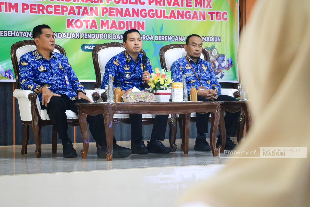 Gelar Rakor Penanggulangan TBC, Plt Wali Kota Madiun Tekankan Skrining dan Validasi Data Diperkuat