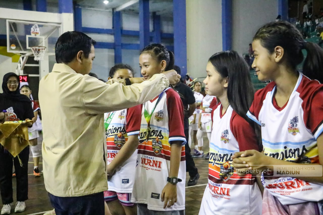 Turnamen Walikota Cup 2026 Berakhir, Pemkot Madiun Perkuat Pembinaan Atlet Basket Muda