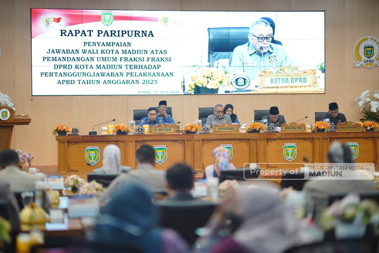 Jawab Pandangan Fraksi-Fraksi DPRD, Plt Wali Kota Tegaskan Komitmen Perkuat Tata Kelola Keuangan Daerah