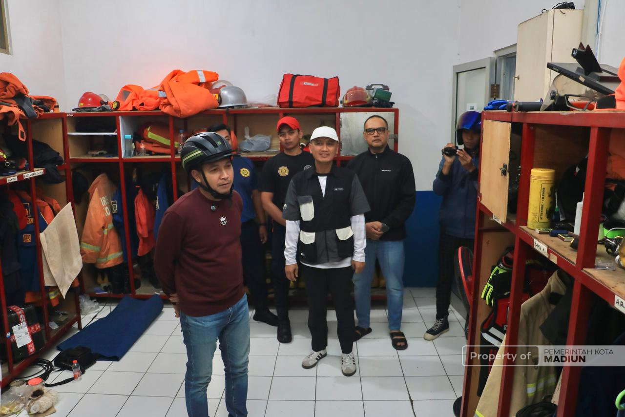 Gowes Pantau Fasum Jelang Lebaran, Plt Wali Kota Madiun Tekankan Perbaikan Cepat