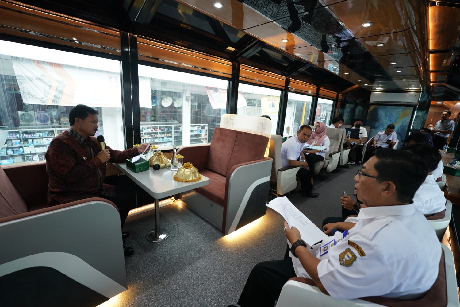 Persiapkan Peresmian, Wali Kota Pimpin Rakor di Lokasi Kuliner Dalam Kereta Bogowonto
