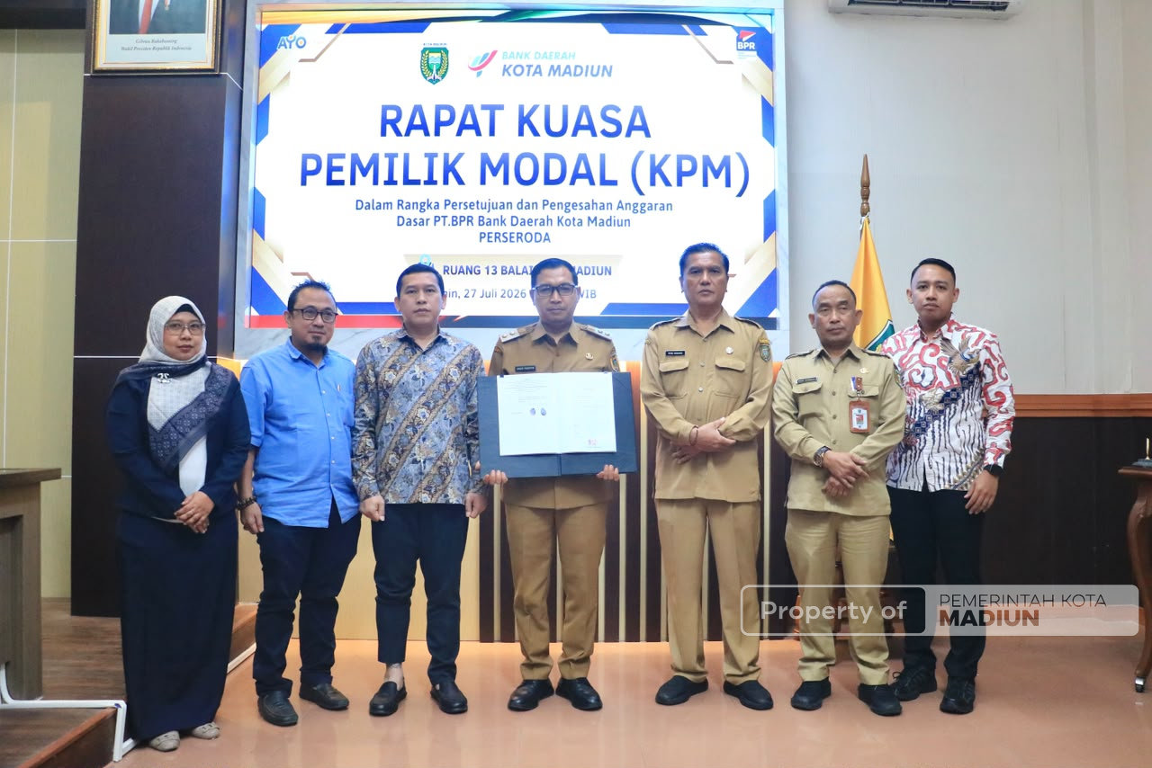 BPR Kota Madiun Resmi Bertransformasi, Plt Wali Kota Dukung Penguatan Ekonomi Daerah