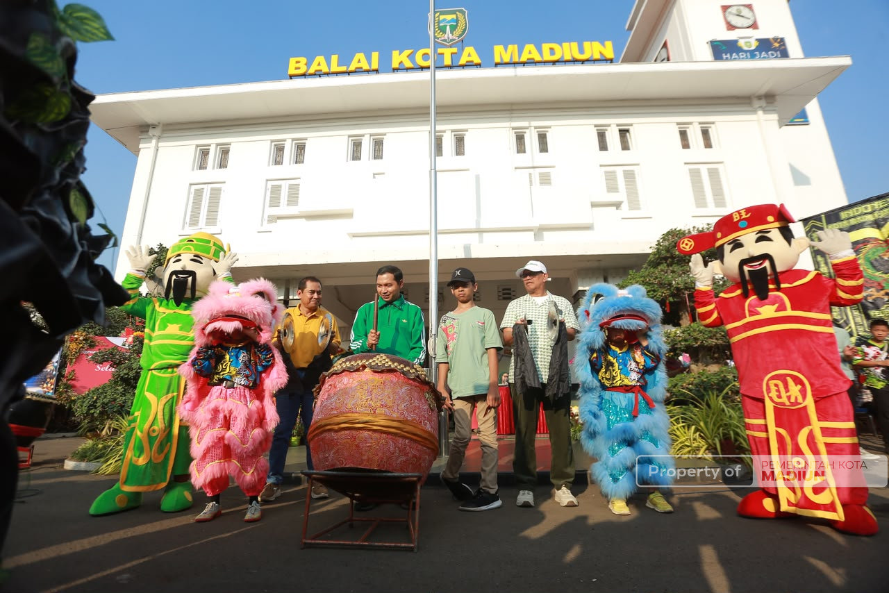 Plt Wali Kota Madiun Buka Pesona Barongsai Nusantara, Tegaskan Komitmen Jaga Keberagaman Budaya