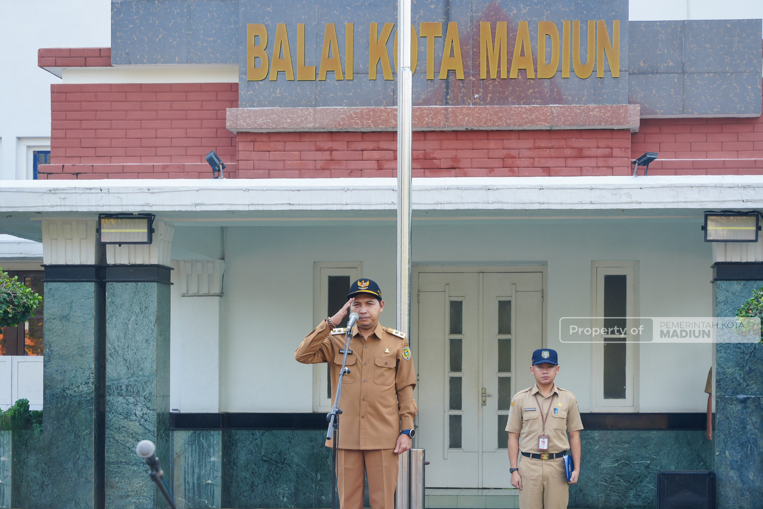 Gelar Apel, Plt Wali Kota Madiun Tegaskan ASN Harus Kawal Target Pembangunan 2030