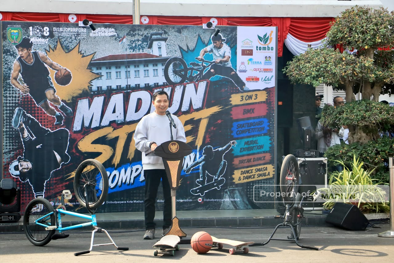 Buka Madiun Street Competition 2026, Plt Wali Kota Perkuat Pembinaan Atlet dan Komunitas Street Sport