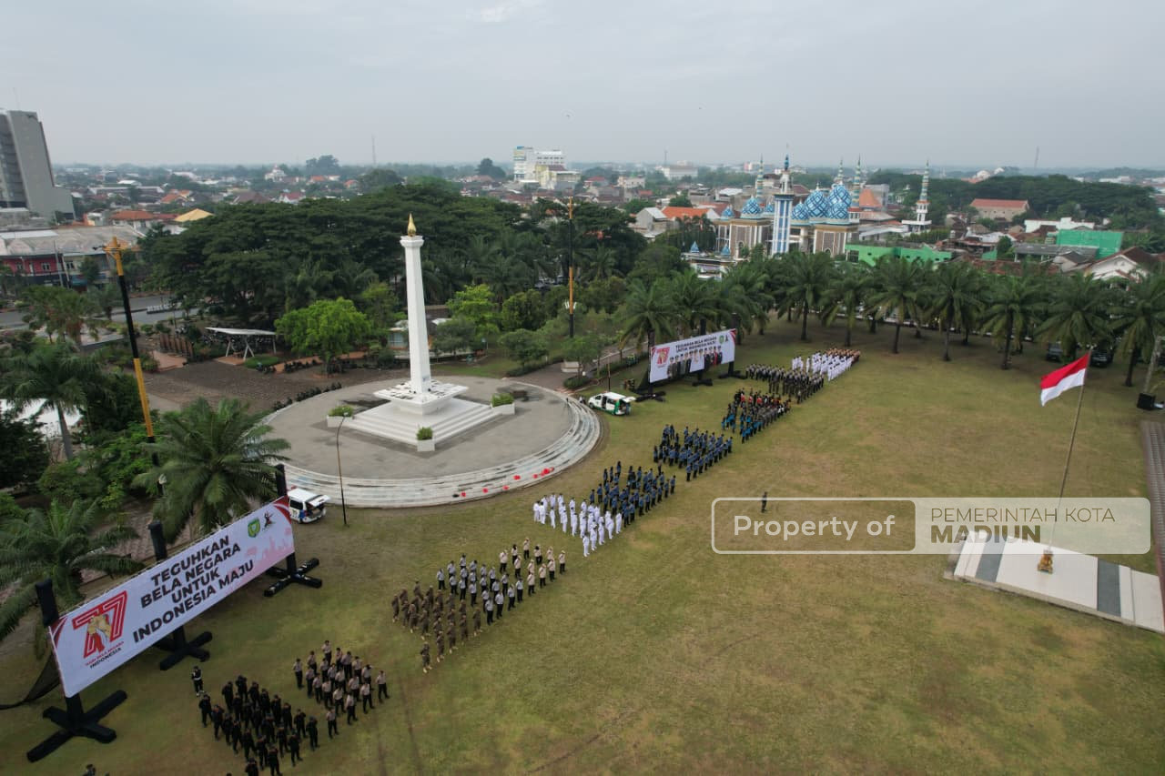 Upacara Hari Bela Negara ke-77, Wali Kota Madiun Ajak Masyarakat Perkokoh Ketahanan Sosial