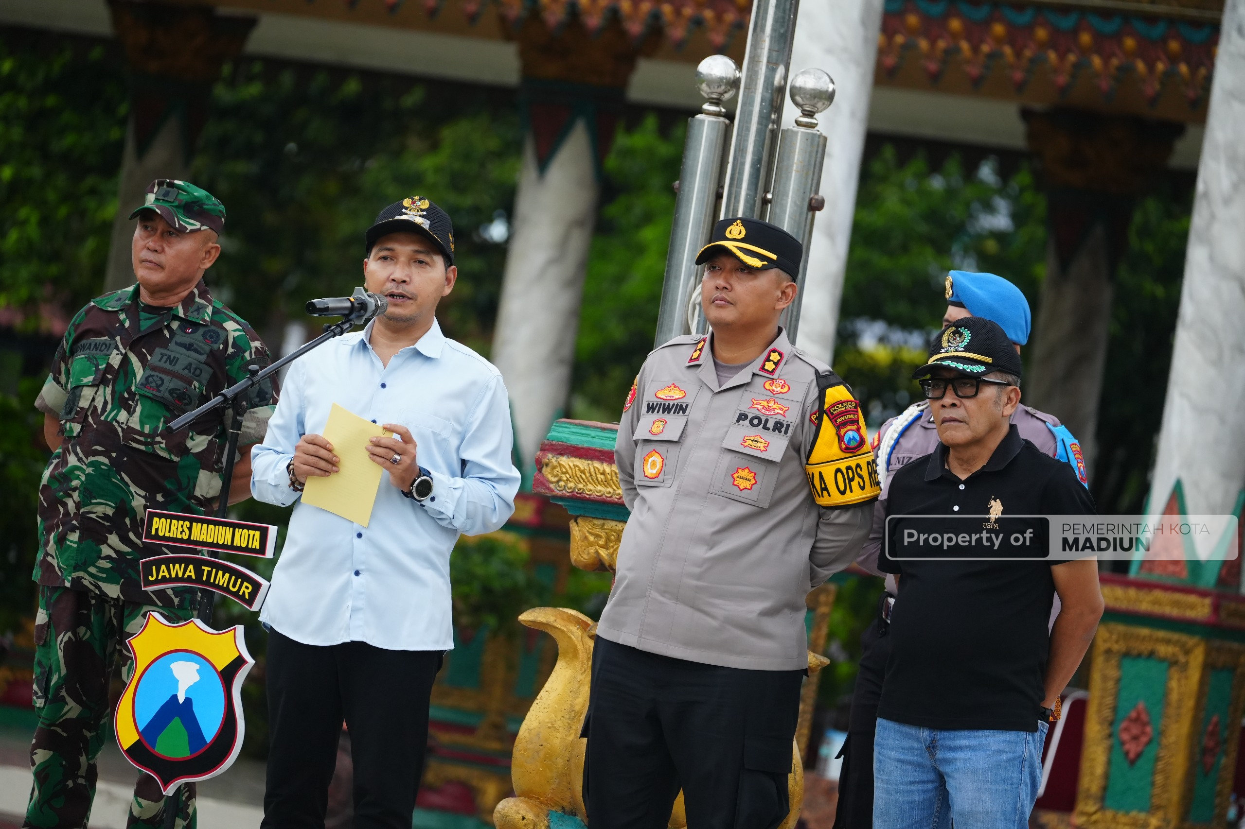 Kondusifitas Kota Madiun Tetap Terjaga, Plt Wali Kota Ini Berkat Sinergitas Kita Semua