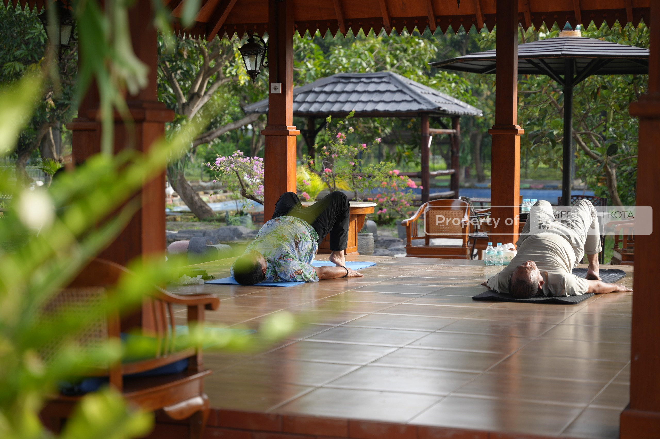 Jaga Kebugaran Aparatur, Wali Kota Madiun Rutinkan Senam Yoga di Green House