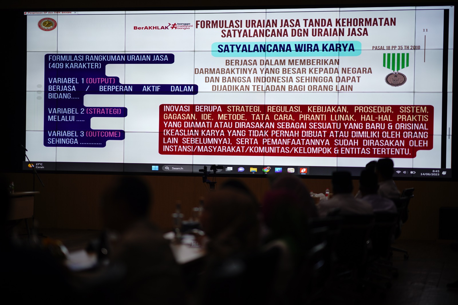 Penuhi Persyaratan dan Punya Banyak Inovasi, Wali Kota Berkesempatan Raih Satyalencana Wira Karya Tahun Ini