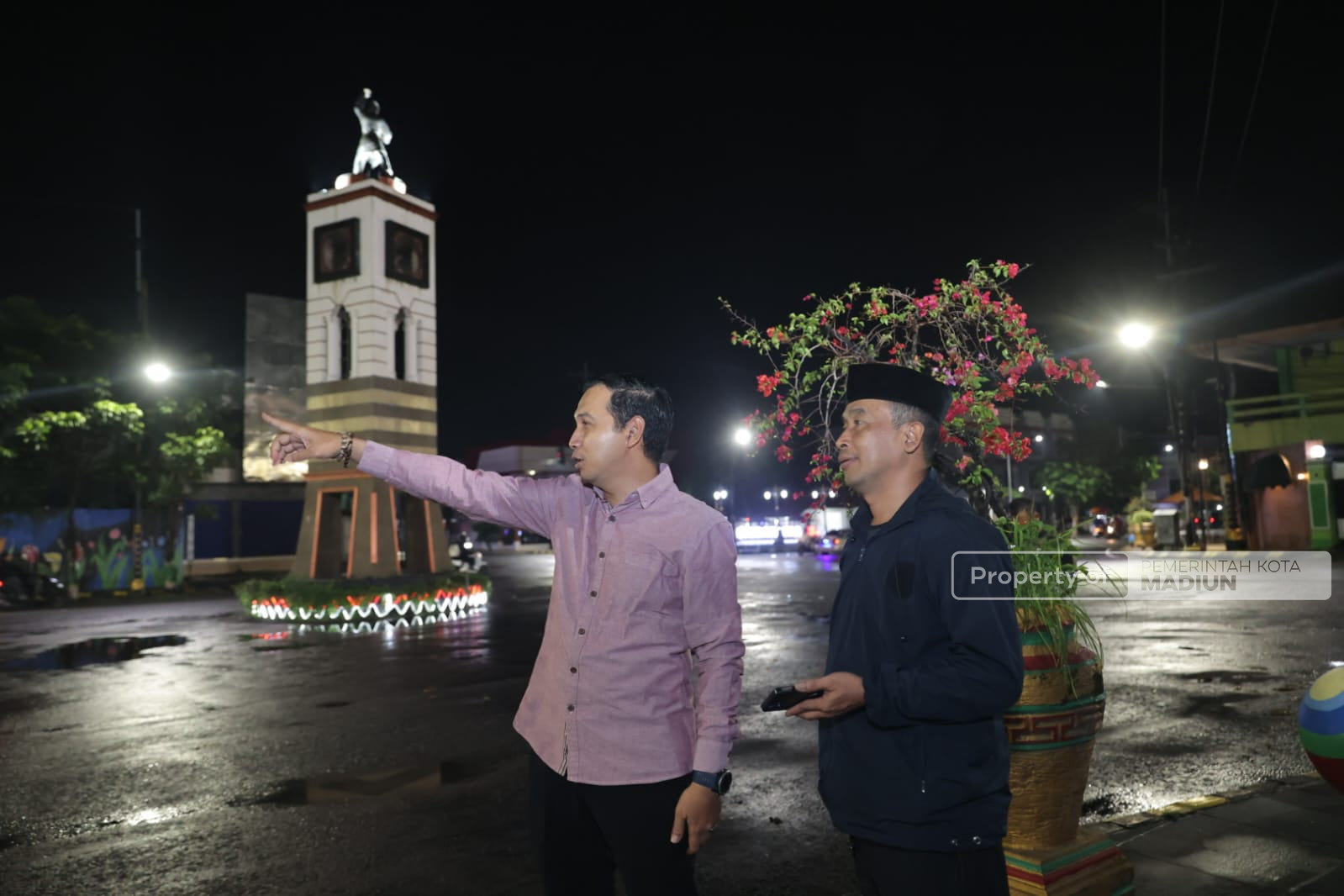 Pastikan Fasum Terawat, Plt Wali Kota     Madiun Bersama OPD Lakukan Pemantauan