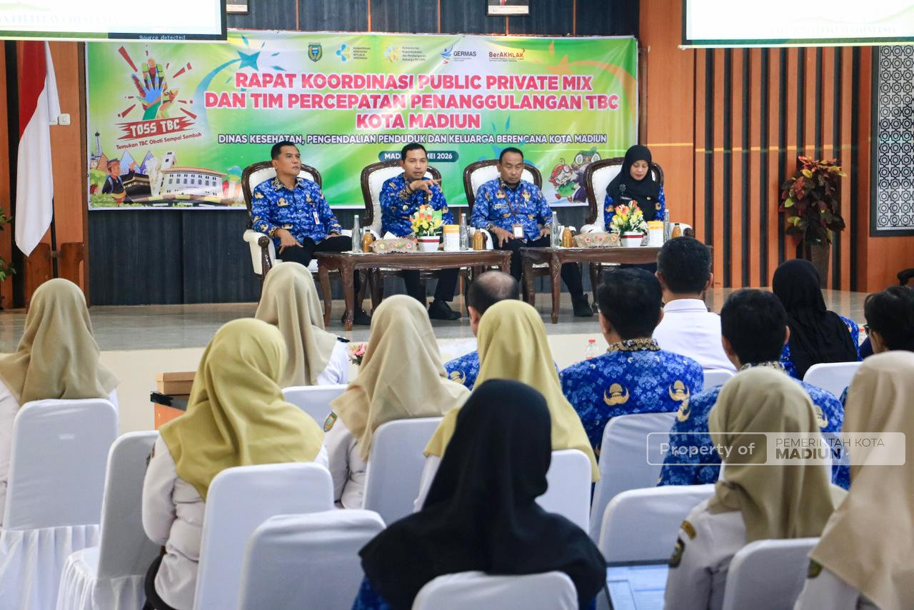 Gelar Rakor Penanggulangan TBC, Plt Wali Kota Madiun Tekankan Skrining dan Validasi Data Diperkuat