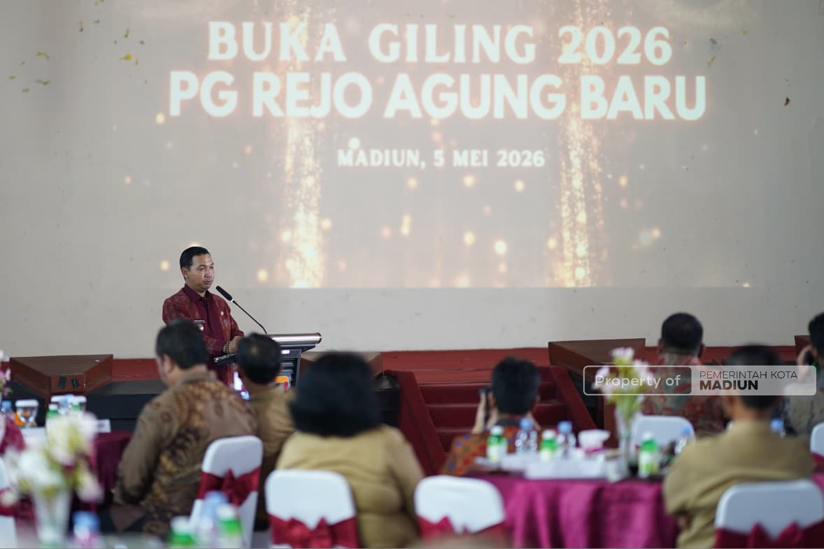 Masa Giling PG Rejo Agung 2026 Dimulai, Plt Wali Kota Dorong Penguatan Ekonomi dan Pariwisata