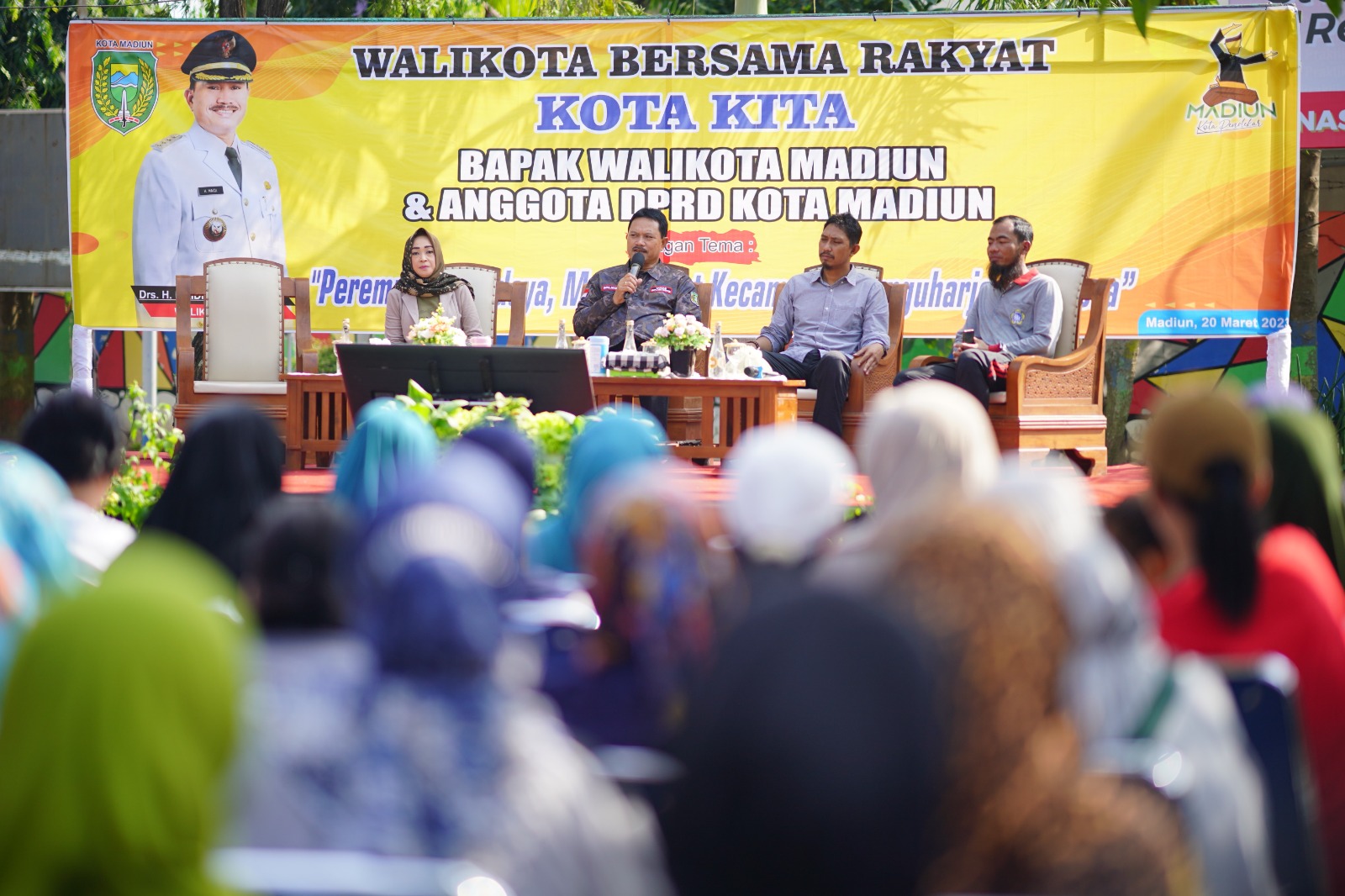 Bertemu Warga di Kecamatan Manguharjo, Wali Kota: Kalau Ada Kesulitan Lapor ke Saya