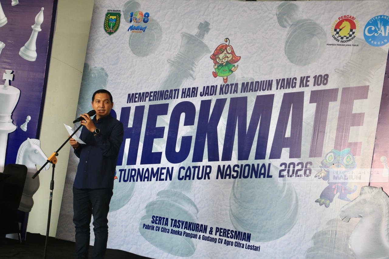 Buka Turnamen Catur dan Resmikan Pabrik Baru, Plt Wali Kota Madiun Harap Investasi dan Pembinaan Atlet Makin Berkembang