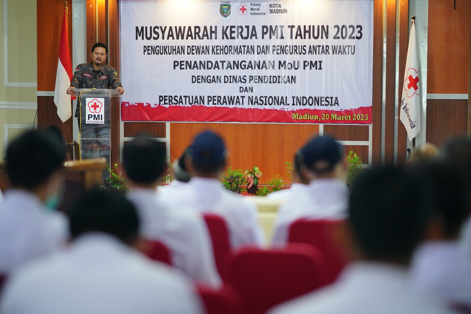 Hadiri Musyawarah Kerja PMI, Wali Kota Pesan  Kerja Ikhlas, Cerdas, dan Tuntas