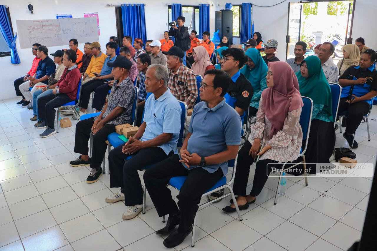 Antisipasi Kemarau Ekstrem, Pemkot Madiun Gelar Pelatihan Keluarga Tanggap Bencana di Tawangrejo