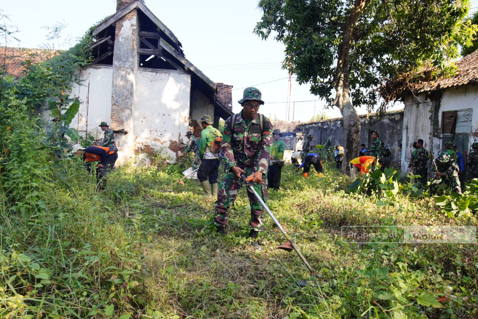 Pemkot-TNI Kerja Bakti Bersihkan RTM, Bakal Dijadikan Tempat Wisata Sejarah