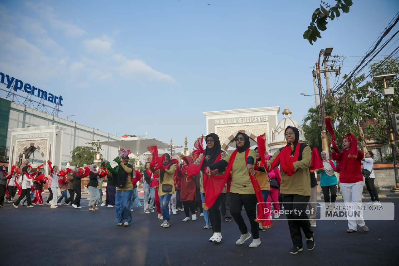 Madiun Menari Kurang Enam Hari Lagi, Plt Wali Kota Kembali Tinjau Persiapan di Lokasi