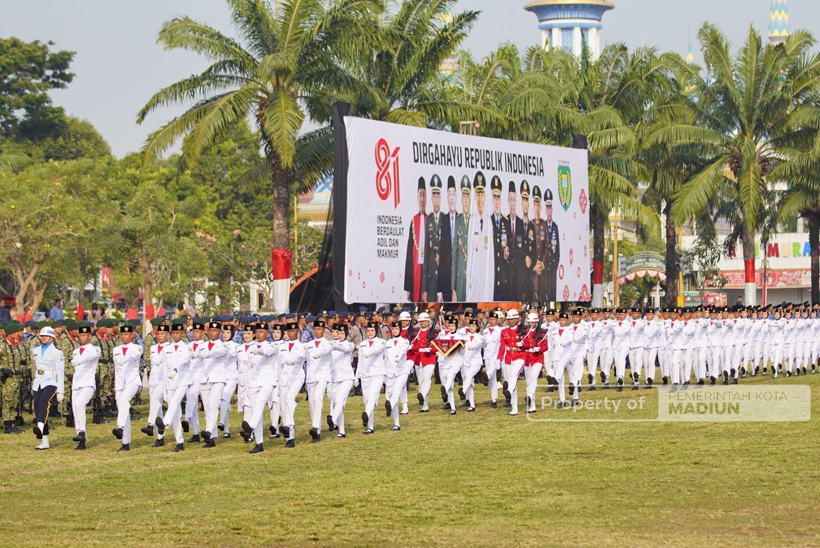 Upacara HUT Kemerdekaan Berlangsung Khidmat, Plt Wali Kota Ajak Masyarakat Berempati Untuk Korban Bencana
