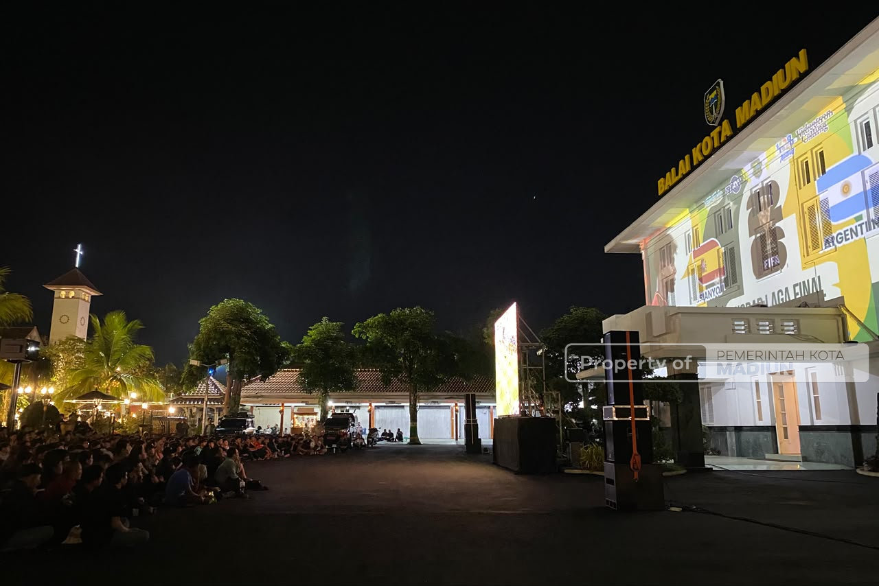 Nobar Final Piala Dunia, Plt Wali Kota Saksikan Kemenangan Spanyol Bersama Masyarakat