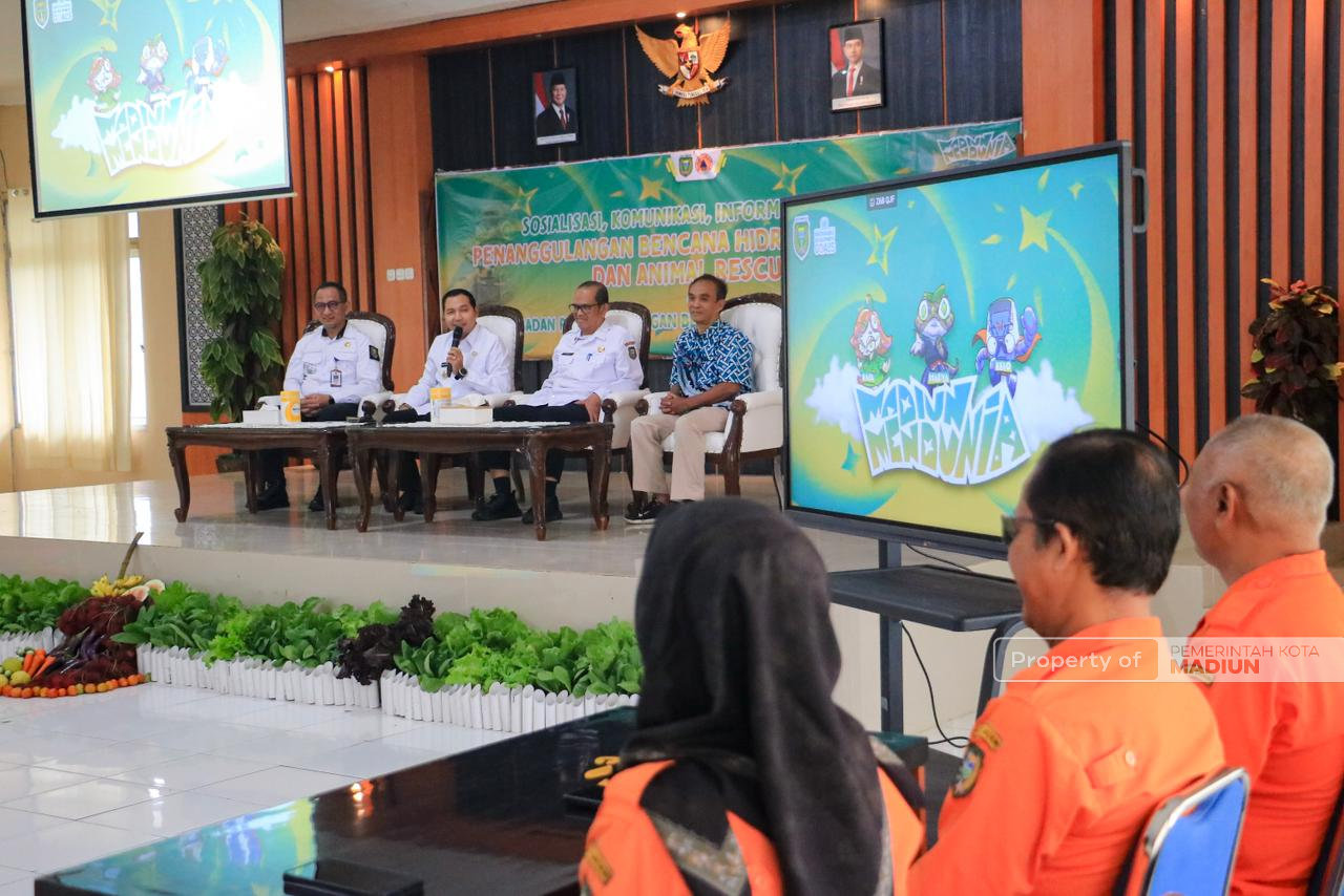 Cuaca Tak Menentu, BPBD Kota Madiun Gelar Sosialisasi Penanggulangan Bencana di Kecamatan Taman