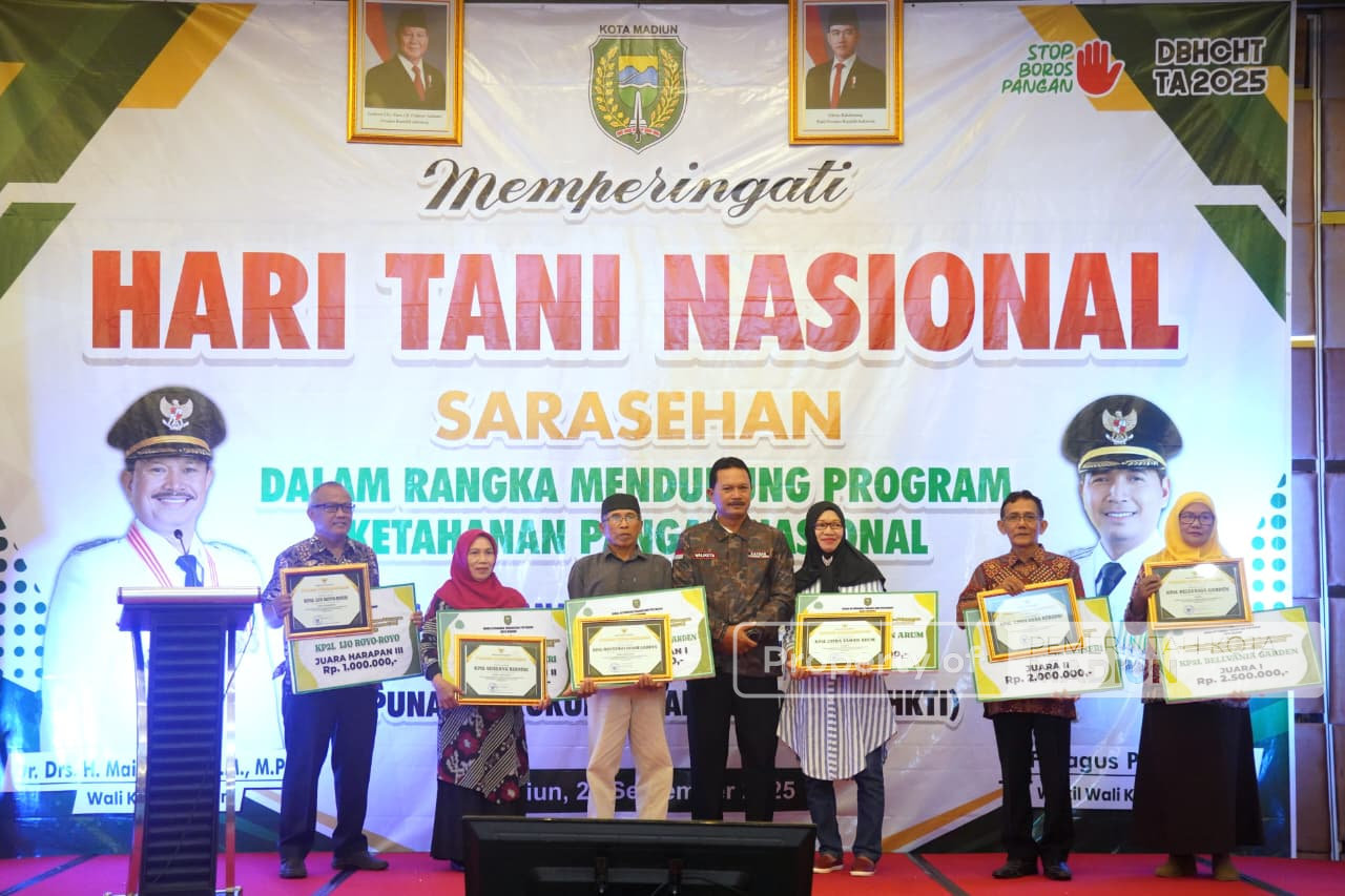 Hadiri Sarasehan Ketahanan Pangan, Wali Kota Madiun Tegaskan Ketahanan Pangan Sebagai Pilar Pembangunan Daerah