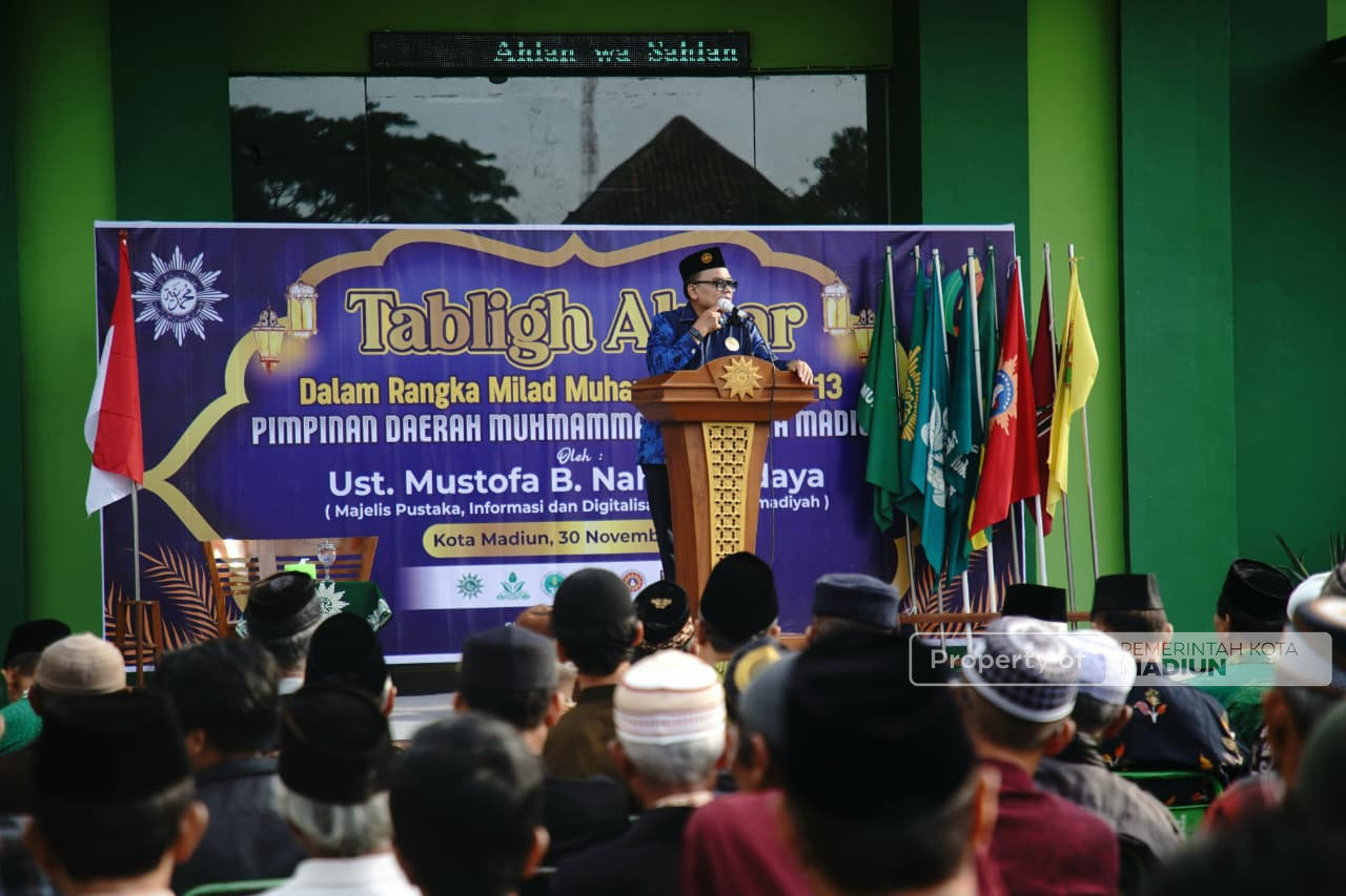 Hadiri Tabligh Akbar Milad ke-113 Muhammadiyah, Wali Kota Apresiasi Kiprah Dakwah dan Sosial