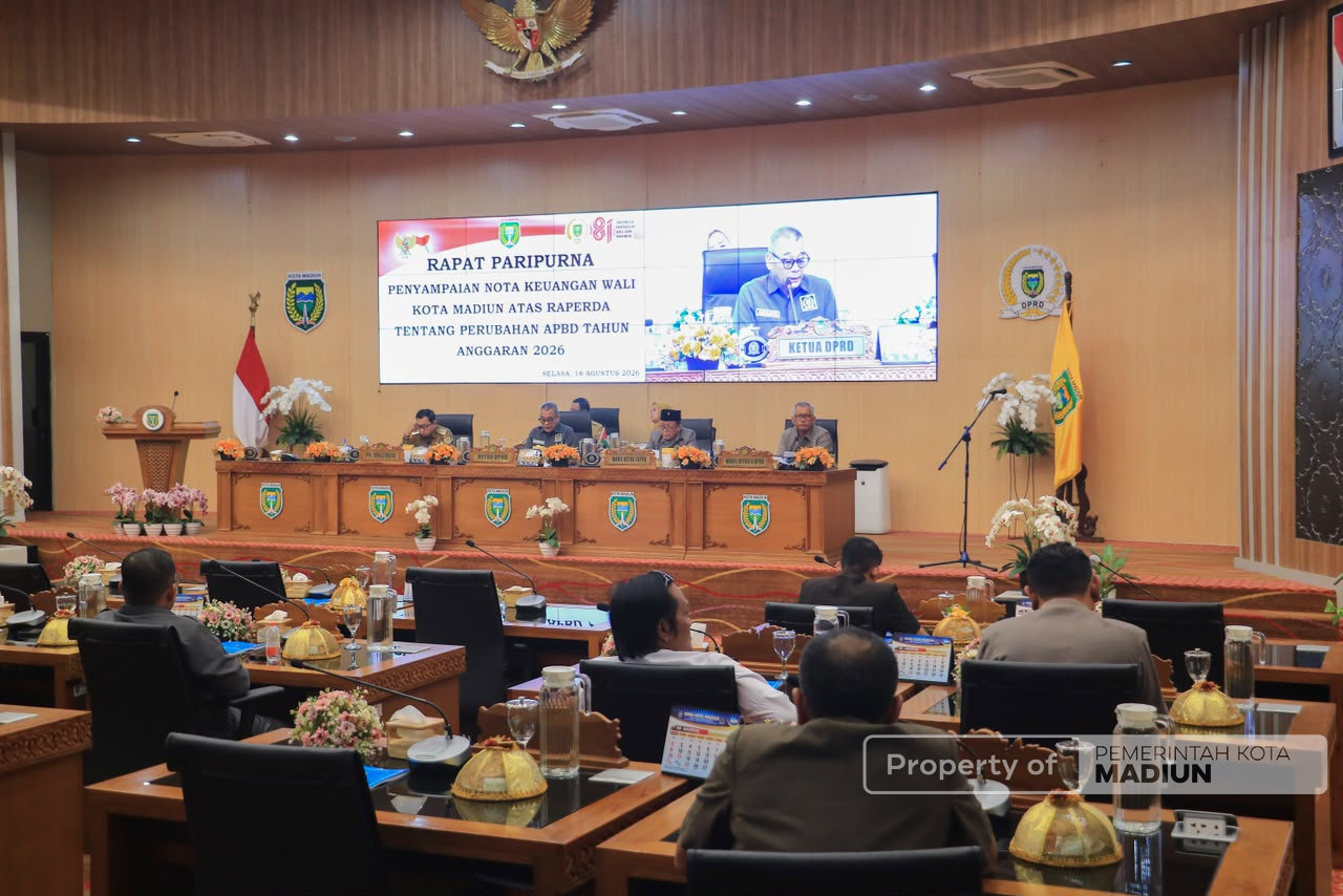 Rapat Paripurna Perubahan APBD 2026, Plt Wali Kota Sampaikan Strategi Penguatan Pendapatan Daerah