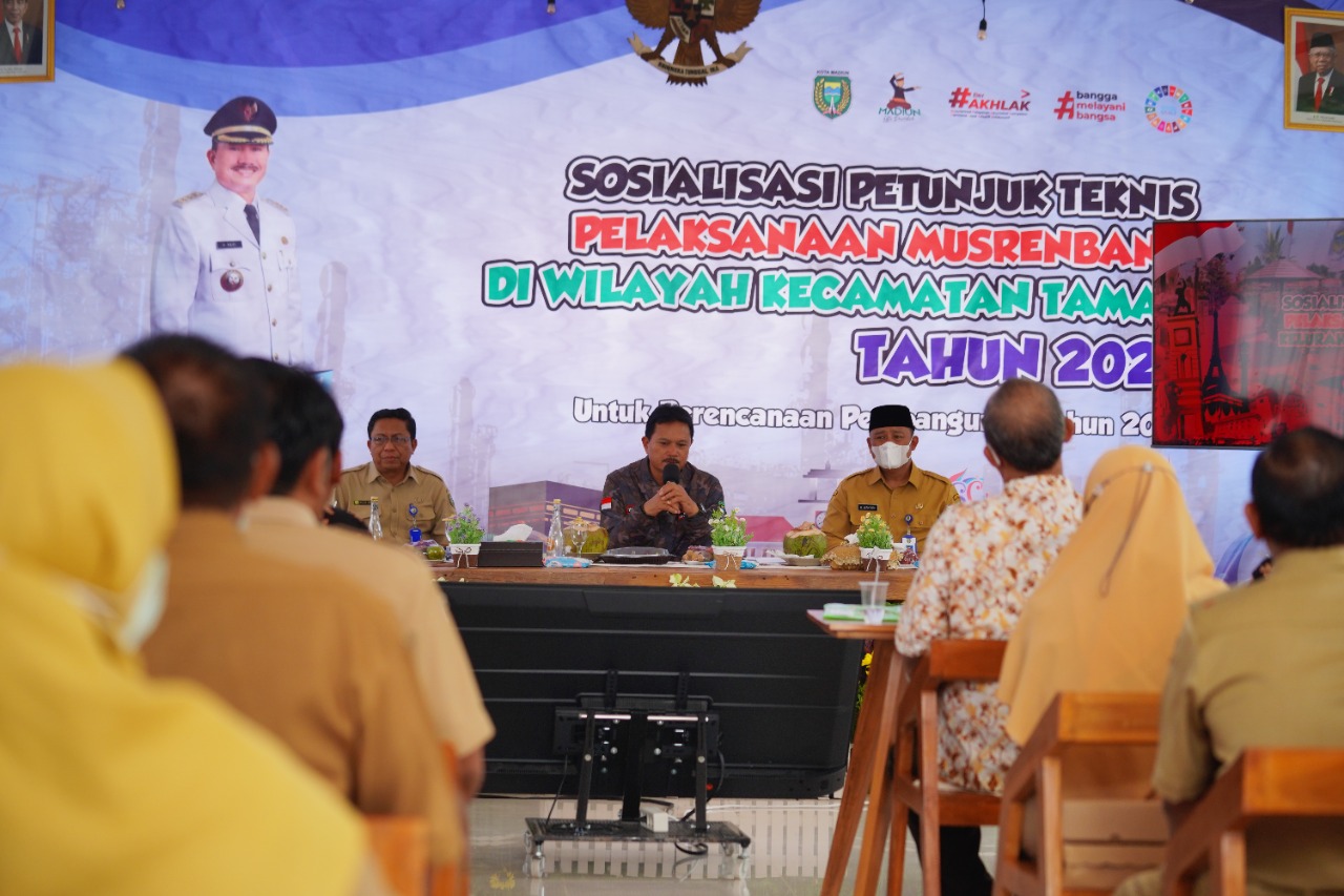 Persiapan Musrenbang 2023, Wali Kota Beri Sosialiasi Petunjuk Teknis untuk Wilayah Kecamatan Taman