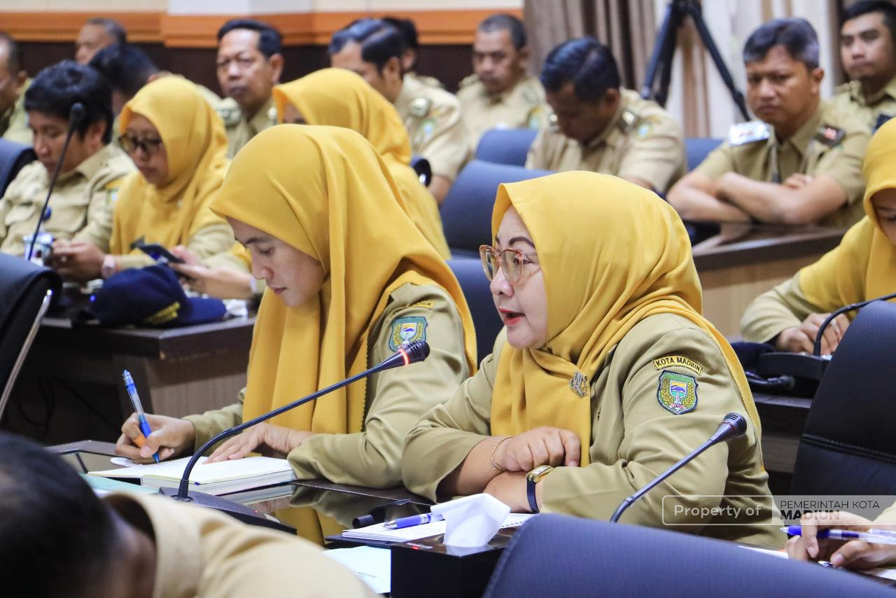 Pimpin Rapat Dinas, Plt Wali Kota Madiun Tekankan Kesiapan OPD dan Pelayanan Publik Jelang Lebaran