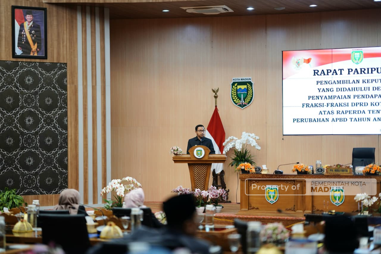 Delapan Fraksi DPRD Setujui Raperda Perubahan APBD 2026, Plt Wali Kota Pastikan Catatan Jadi Perhatian