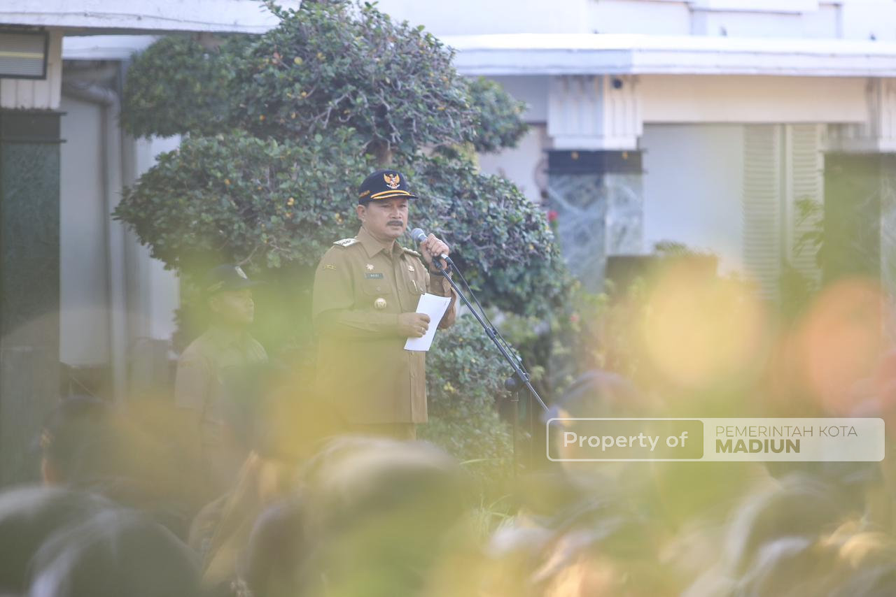 Pimpin Apel Kerja Pejabat, Wali Kota Madiun Tekankan Disiplin ASN dan Tertib Administrasi