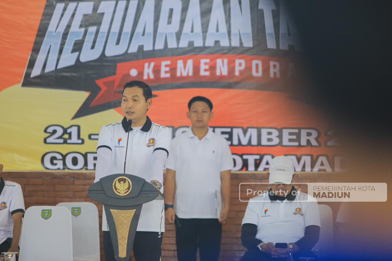 Kota Madiun Jadi Lokasi Pelaksanaan Tarkam Kemenpora 2025, Wawali Beri Apresiasi Penyelenggara