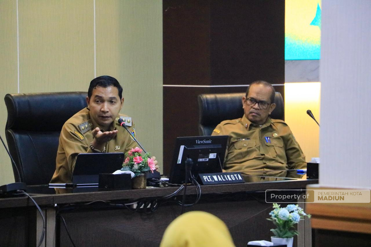 Optimalkan Jalannya Pembangunan Kota, Plt Wali Kota Pimpin Evaluasi Secara Berkala