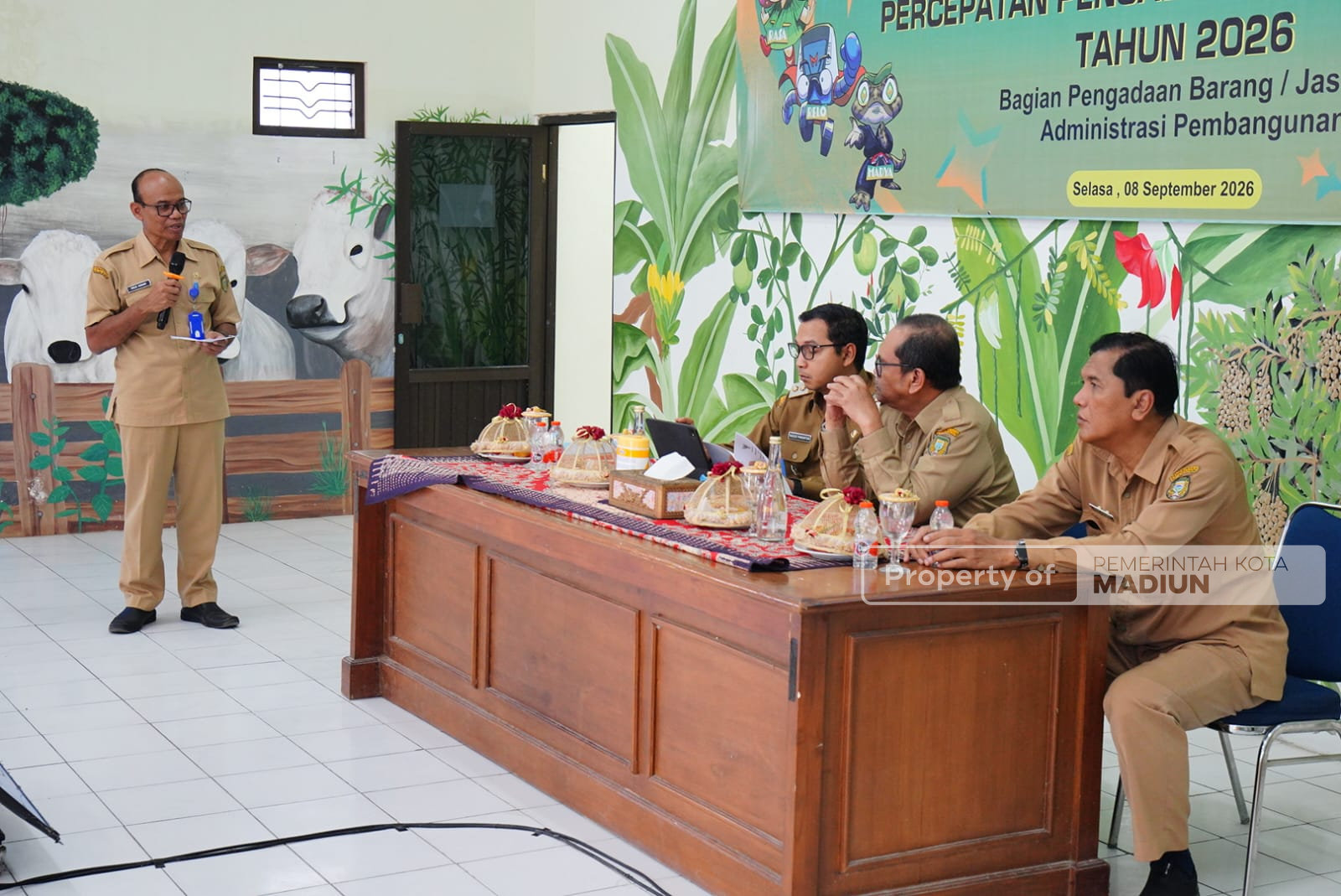Jadi Narasumber Monitoring Pengadaan Barang/Jasa, Plt Wali Kota Madiun Dorong Percepatan dengan Utamakan Kualitas