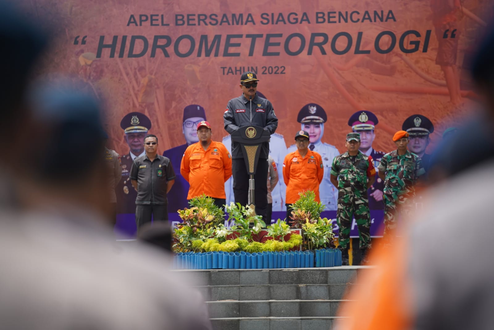 Waspada Bencana Hidrometeorologi, Wali Kota Pimpin Apel Persiapkan Personil