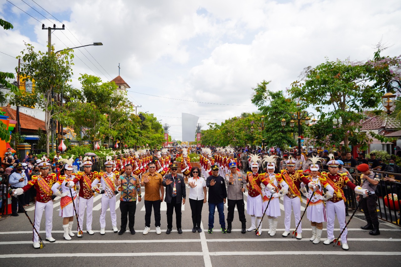 Parade Nusantara Jadi Penanda Dibukanya Kejurnas Drum Band 2022