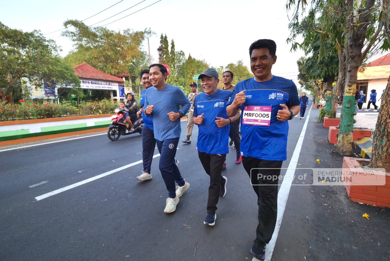 Turut Madiun Running Fest 2026, Plt Wali Kota Harap Jadi Agenda Rutin ke Depan