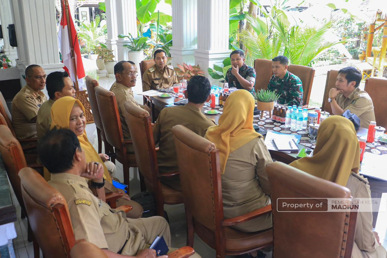 Perkuat Kolaborasi, Pemkot Madiun dan Kodim 0803 Matangkan Titik Lokasi Strategis KKMP