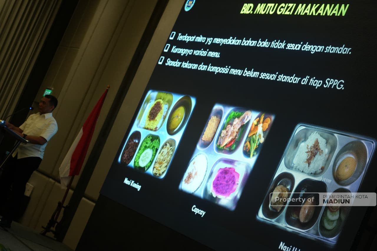 Hadiri Sosialisasi dan Penguatan Tata Kelola MBG, Plt Wali Kota Madiun Tegaskan Komitmen pelaksanaan Program MBG demi Generasi Emas 2045