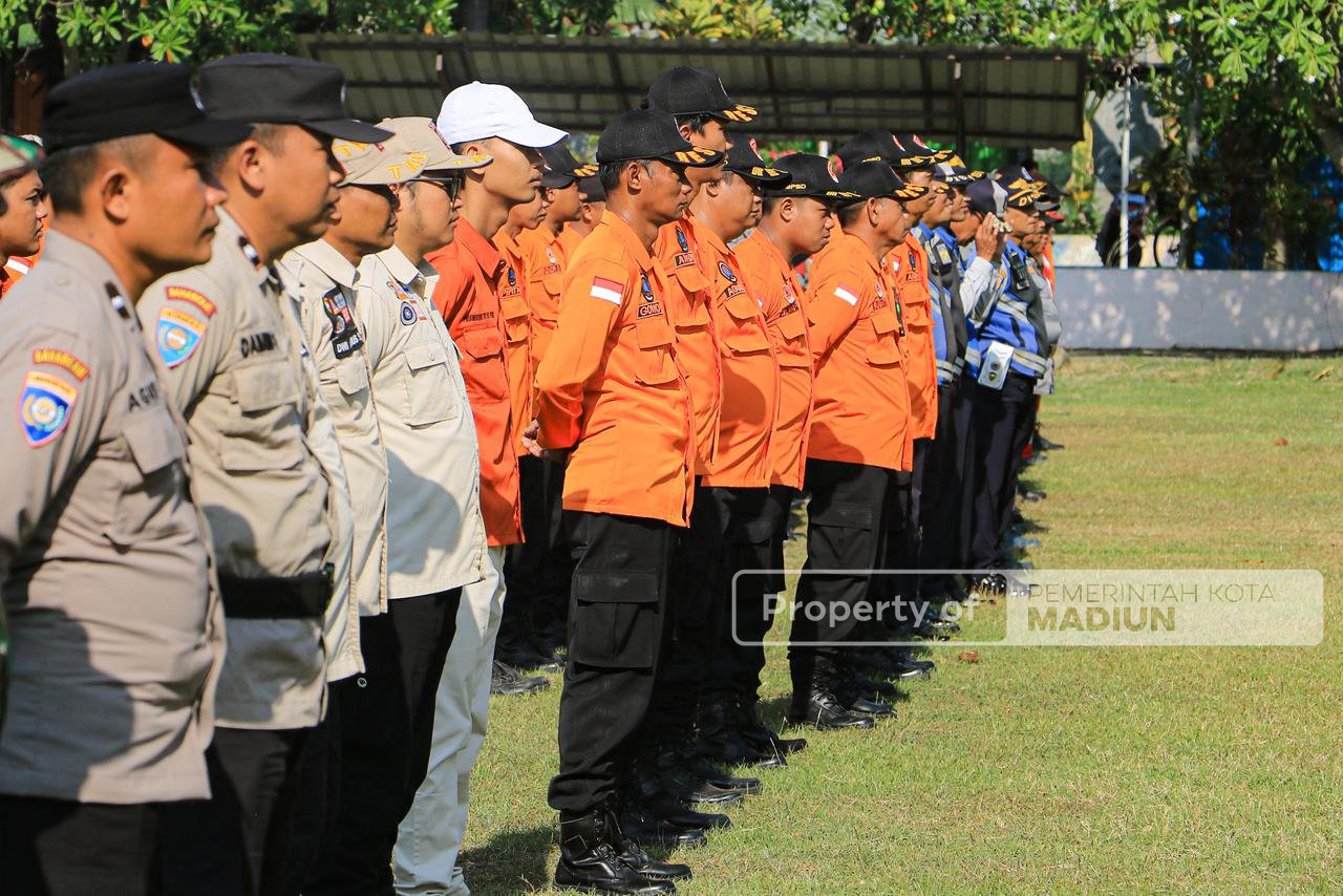 Apel Kesiapsiagaan Bencana, Pemkot Madiun Tegaskan Sinergi Hadapi Risiko Hidrometeorologi