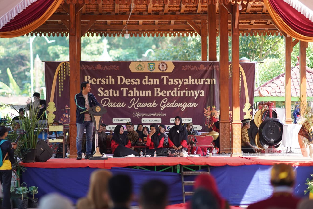 Pasar Kawak Gedongan Jadi Ruang Budaya, Plt. Wali Kota Dorong Kelurahan Gali Potensi Lokal