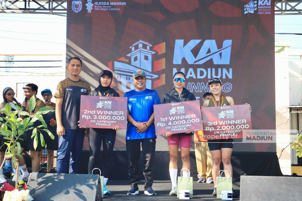 Turut Madiun Running Fest 2026, Plt Wali Kota Harap Jadi Agenda Rutin ke Depan