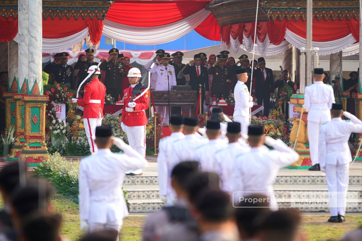Upacara HUT Kemerdekaan Berlangsung Khidmat, Plt Wali Kota Ajak Masyarakat Berempati Untuk Korban Bencana
