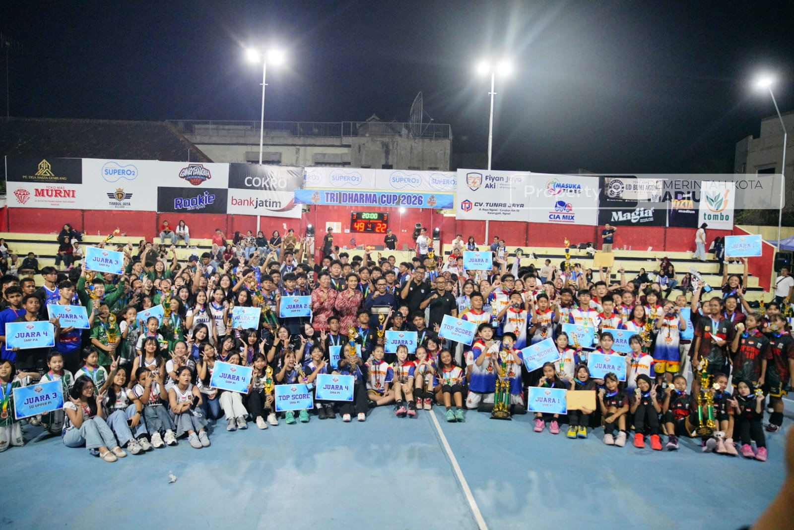 Tutup Tridharma Cup 2026, Plt Wali Kota Madiun Dorong Kompetisi Berkelanjutan untuk Asah Atlet Muda